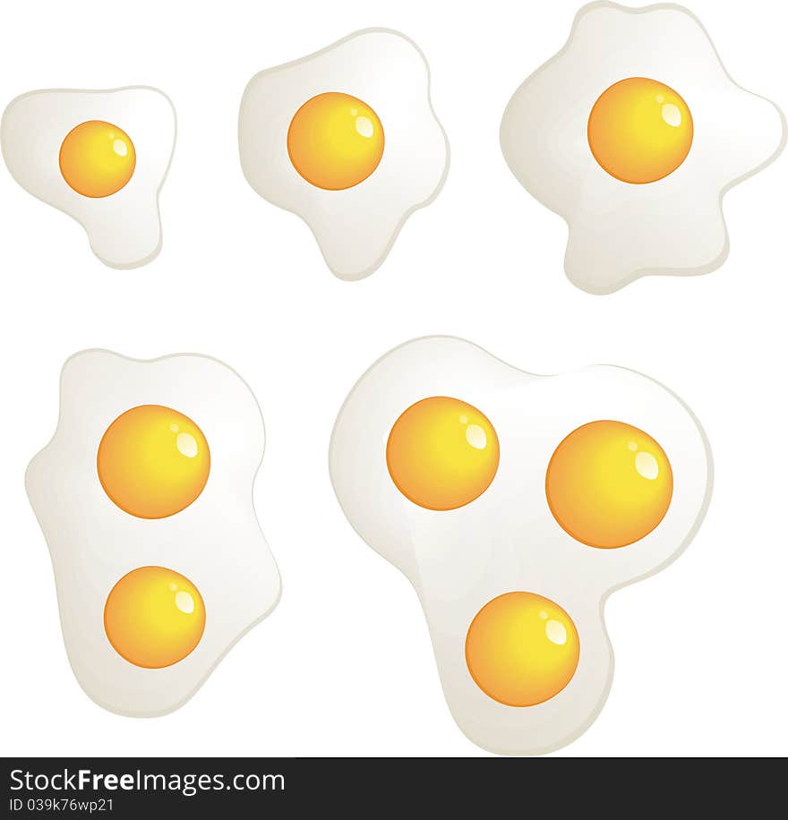 Omelet evolution set vector