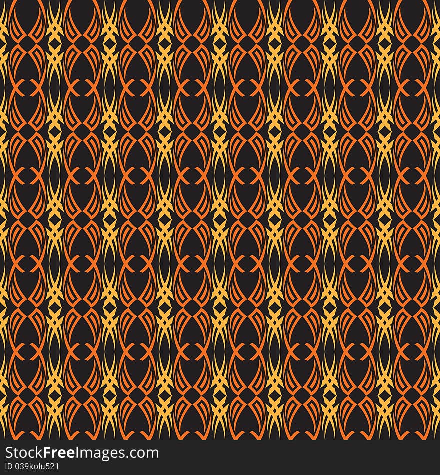 Seamless background of tribal design. Seamless background of tribal design