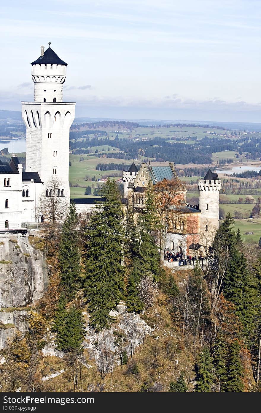 Neuschwanstein castle in Germany