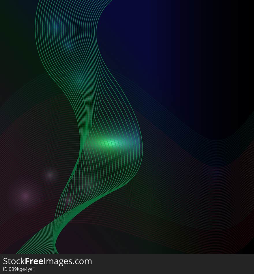 Abstract background (dark blue, green)