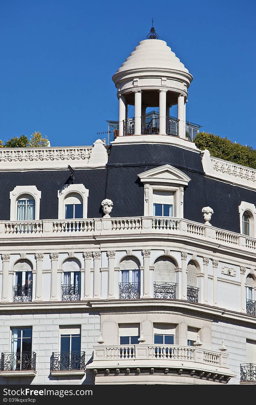 Traditional architecture in Barcelona, Spain. Traditional architecture in Barcelona, Spain