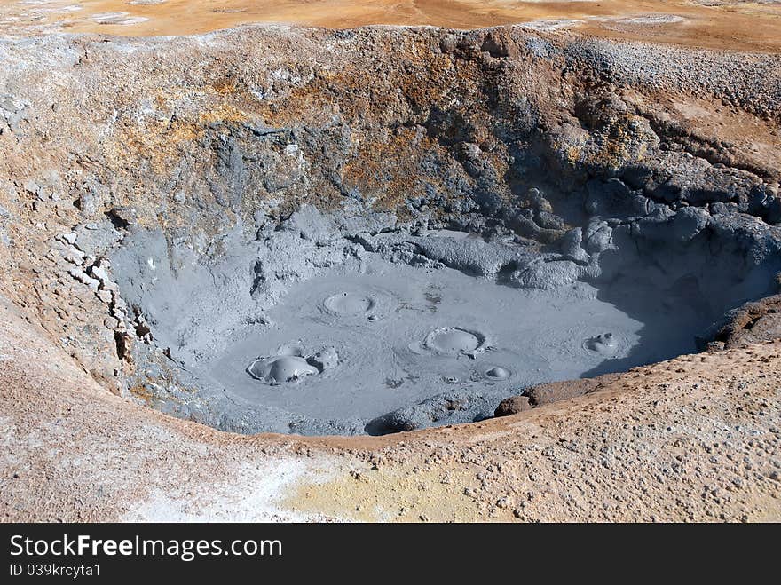 Fumaroles Námafjall in Iceland