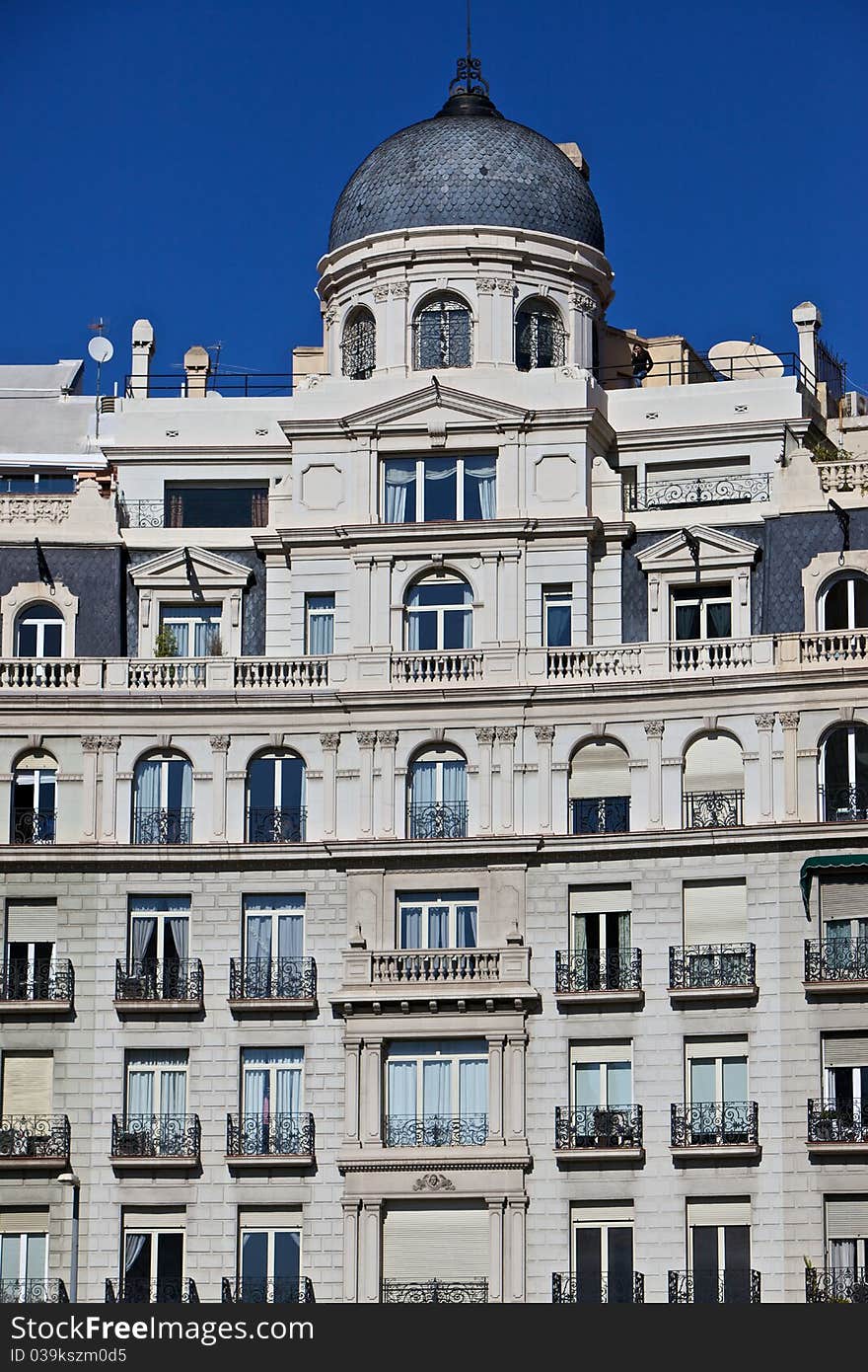 Traditional architecture in Barcelona, Spain. Traditional architecture in Barcelona, Spain