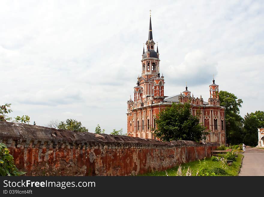 View of Mozhaysk Cathedral. Constructed in 1802–1814. Mozhaysk. Russia.