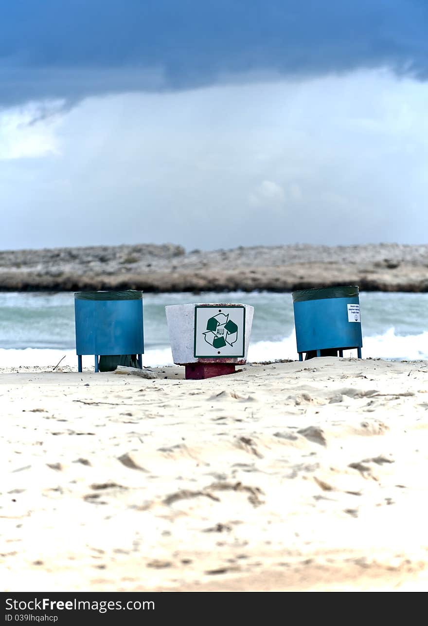 Beach Signs In Cyprus