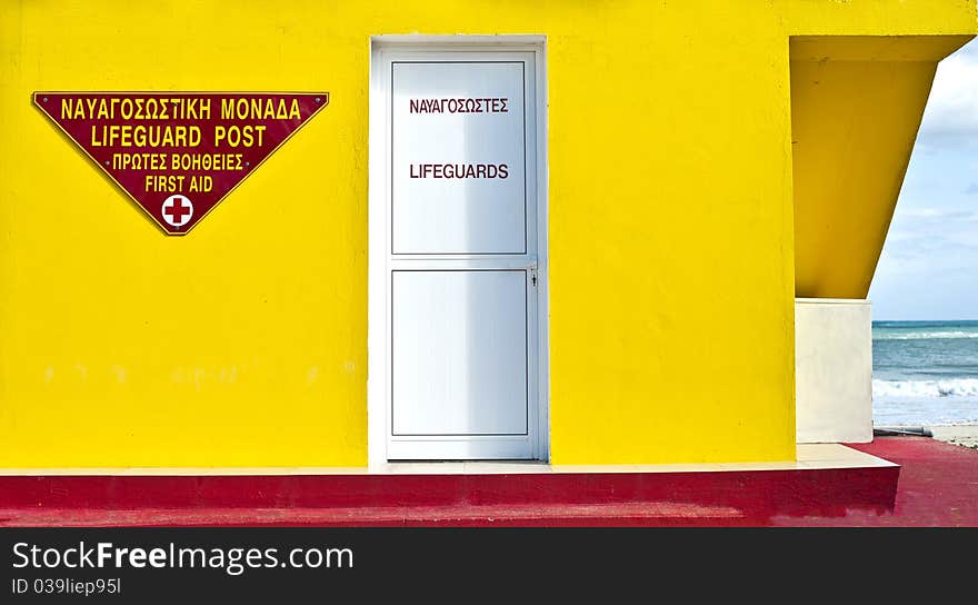 Detail Portrait of Lifeguard Tower