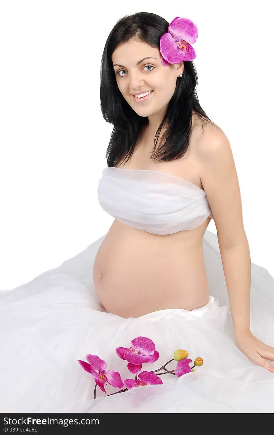 Beautiful Young Pregnant Woman