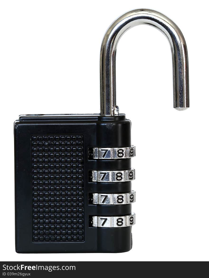 Opened padlock