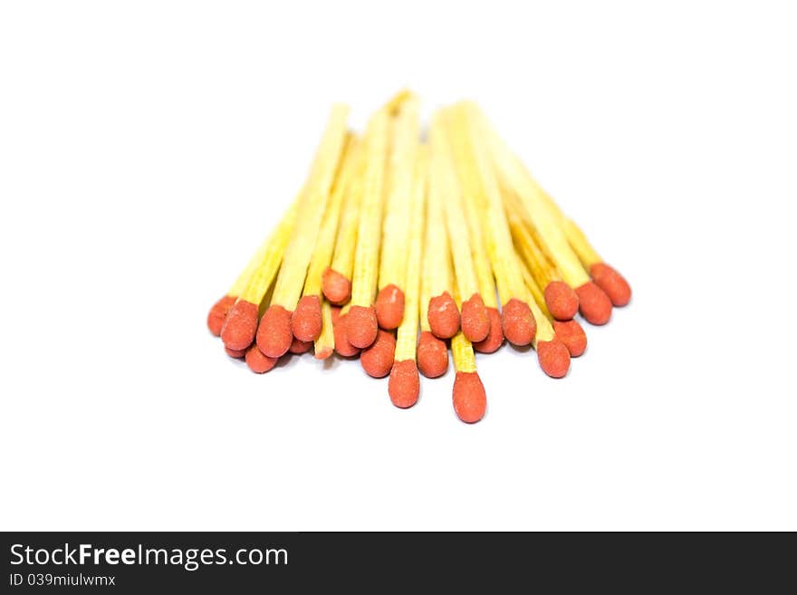 Matches that used to light fires for heat.