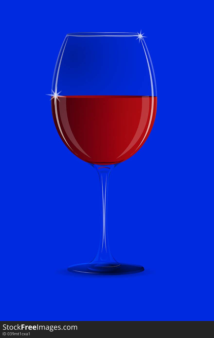 Wine in glass