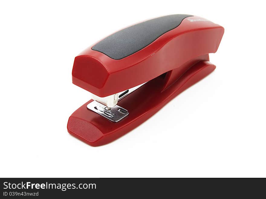 Writing stapler for sewing together of documents