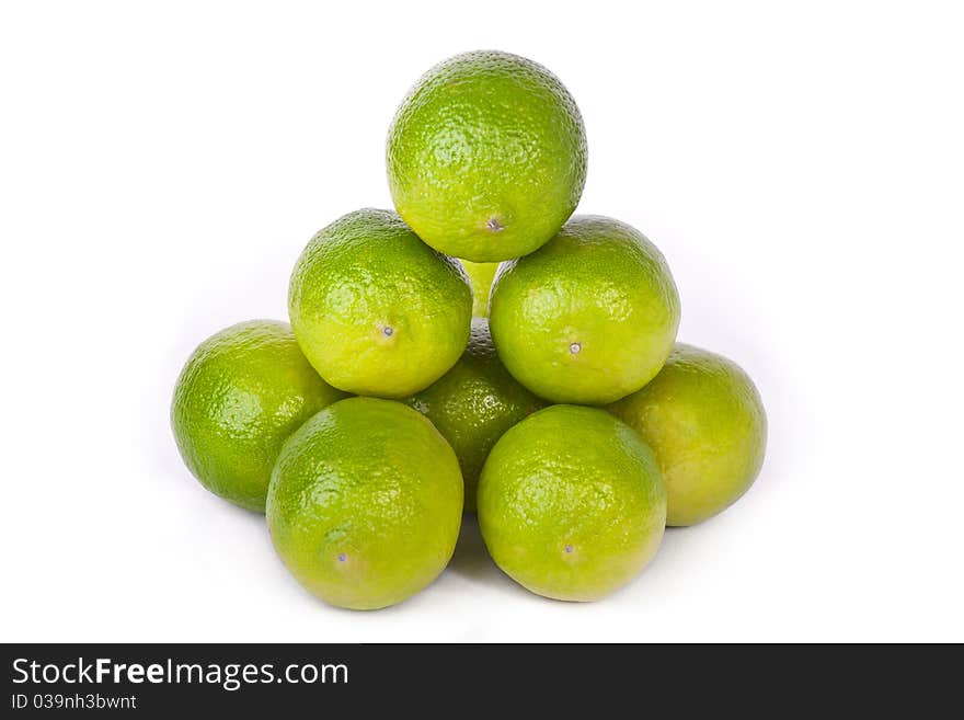 Pile of fresh limes