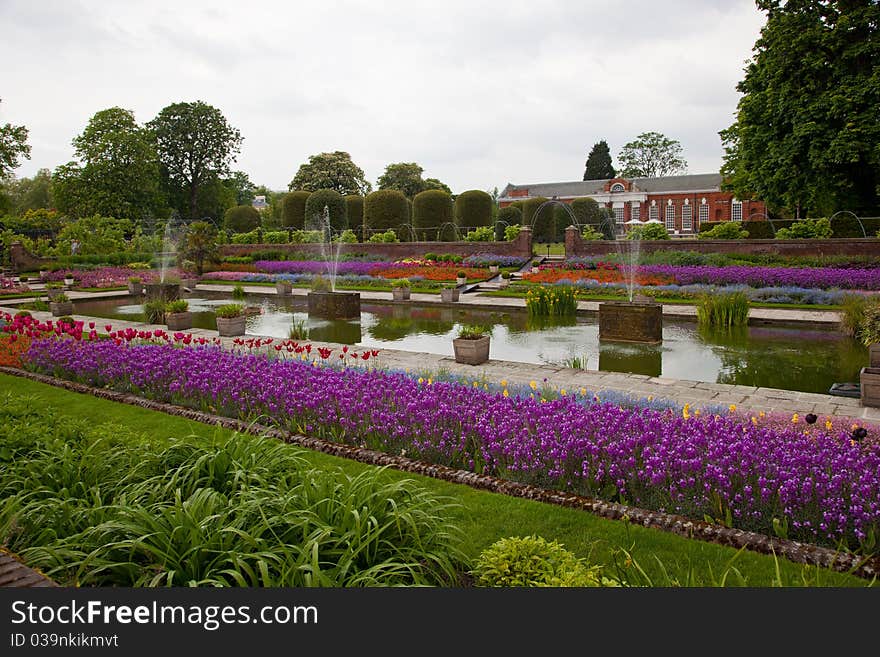 Kensington palace garden, London