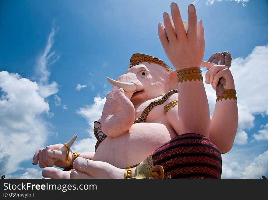 Left-view of Ganesh: Lord of Knowledge