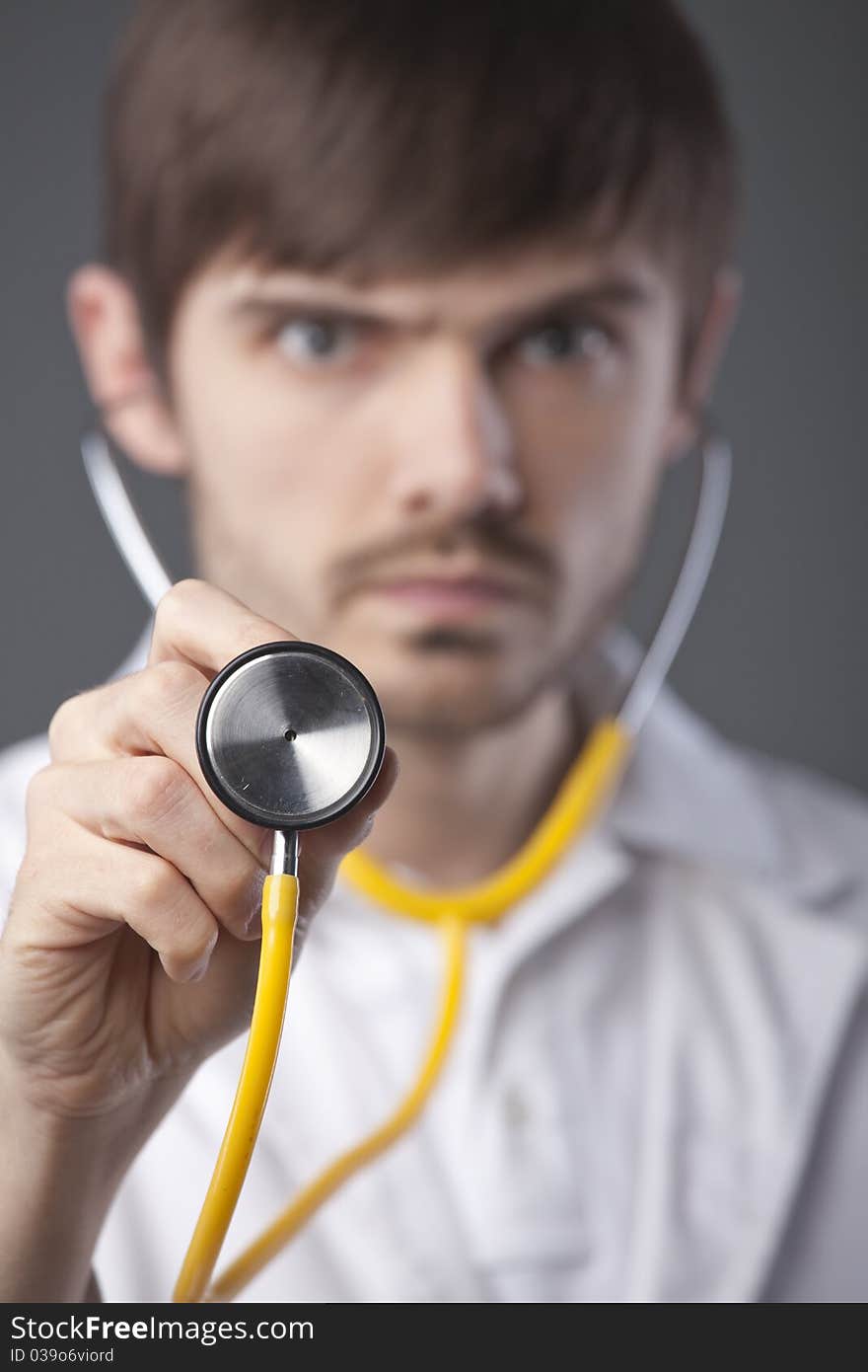 Doctor Using Stethoscope