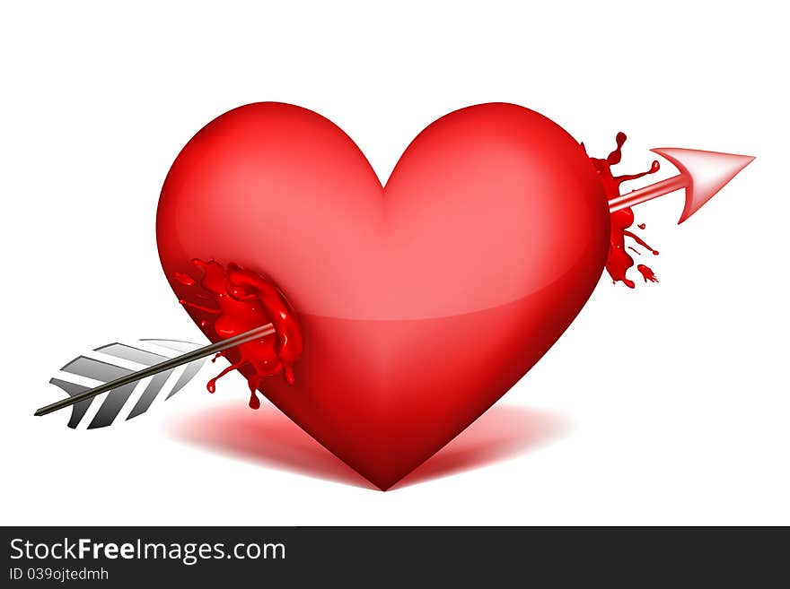 Heart with arrow