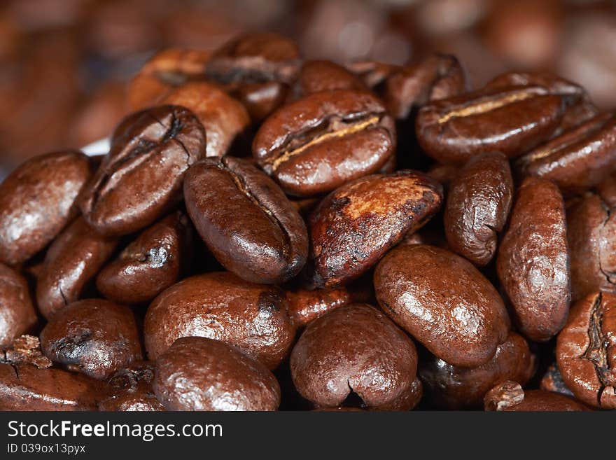 A lot of coffee beans