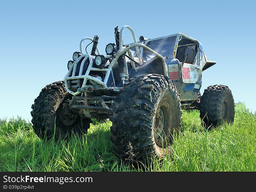 Jeep trial. Class SUVs - a prototype.