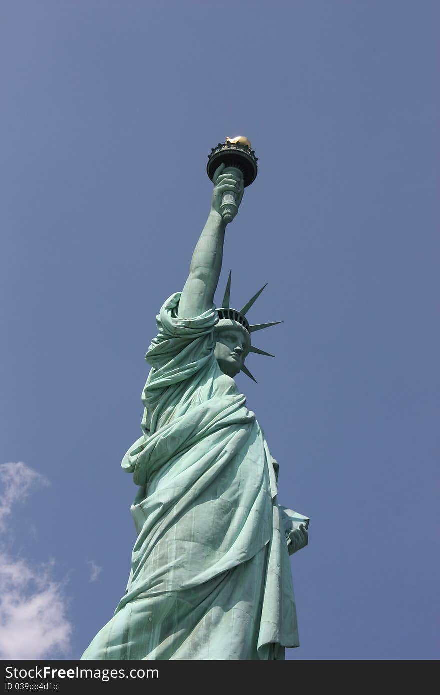 Upper body of Statue of Liberty. Upper body of Statue of Liberty.