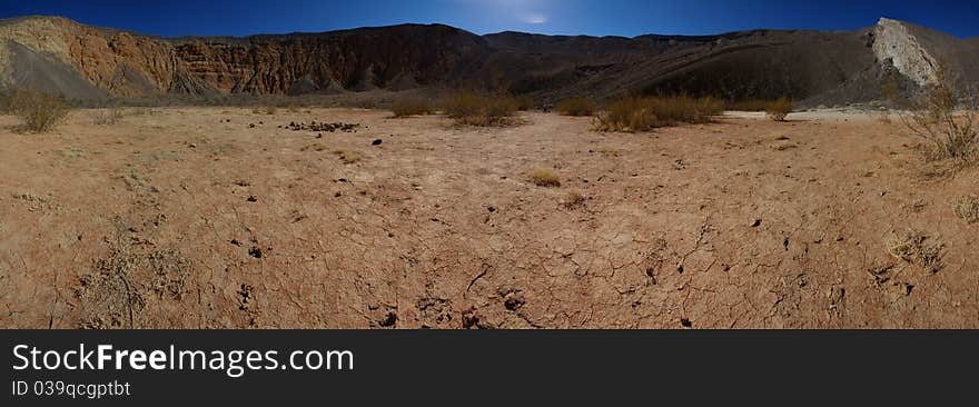 Ubehebe crater panoramic