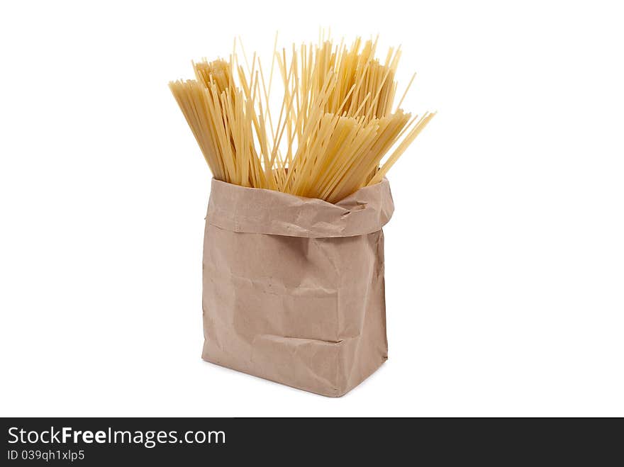 Spaghetti in bag