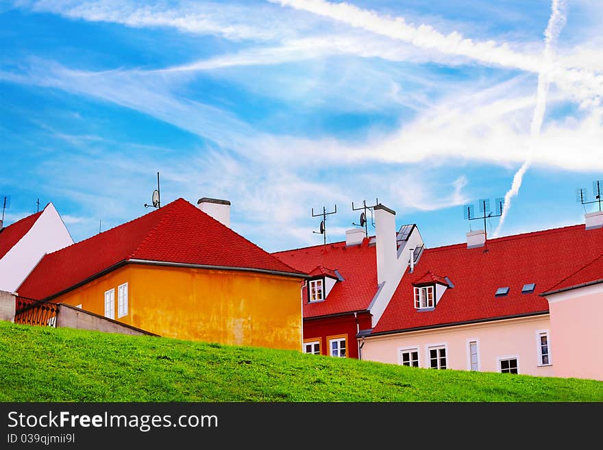 Bright Photo Of Buildings Of Czech