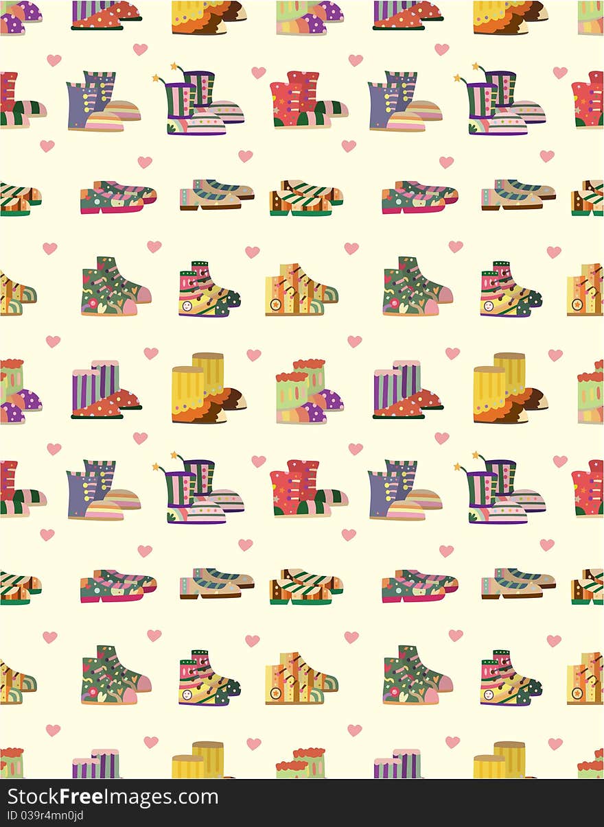 Seamless shoe pattern