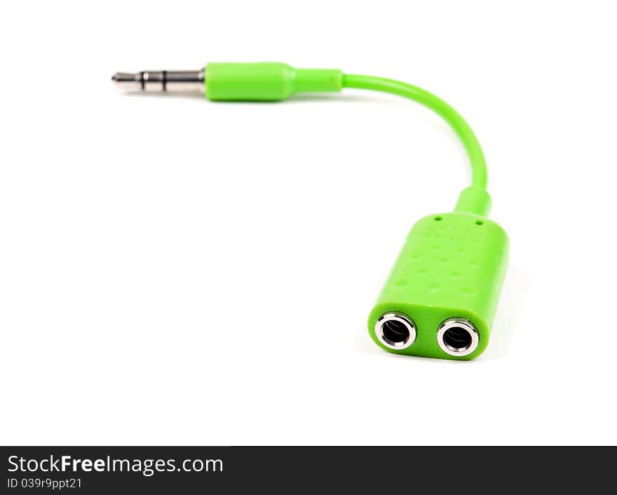 Green audio splitter