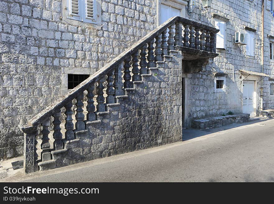 Traditional Stone steps