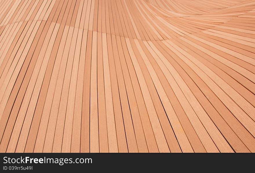 A perspective of wooden wave background. A perspective of wooden wave background