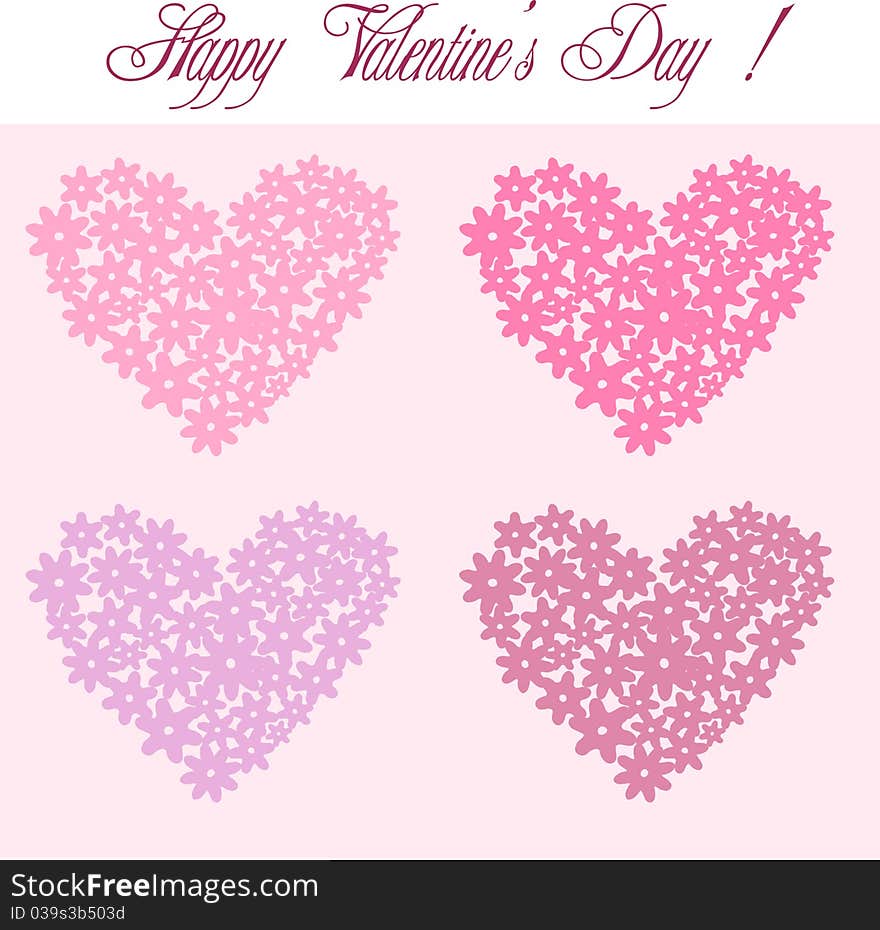 Valentine S Day Background/ Card