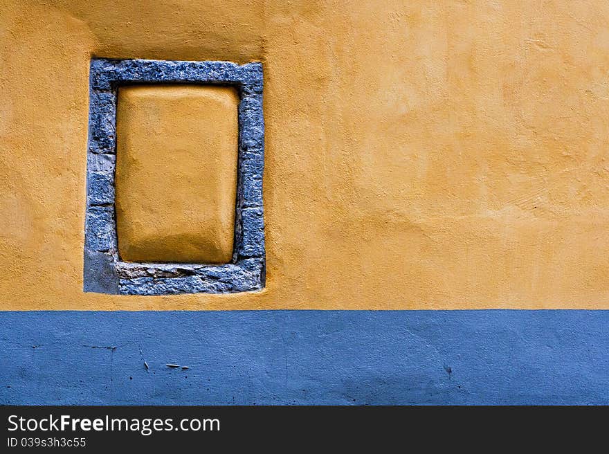 A part of medieval house wall. A part of medieval house wall