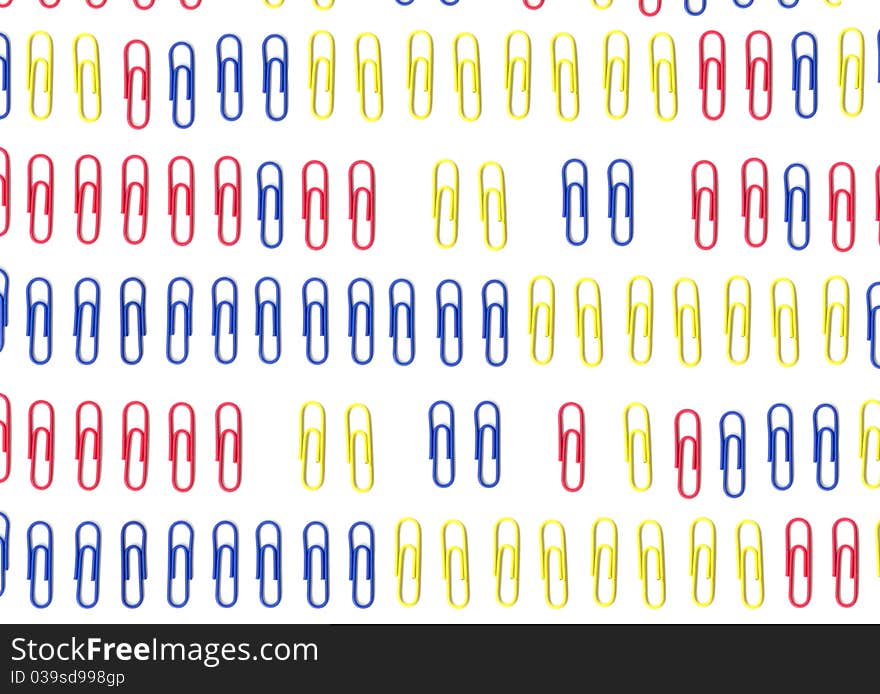 These are colorful paper clips. These are colorful paper clips