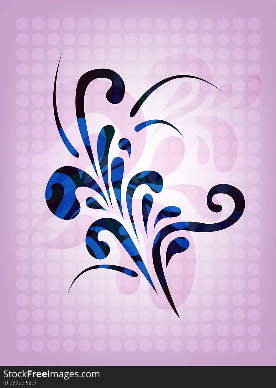 Raster background (violet and blue)