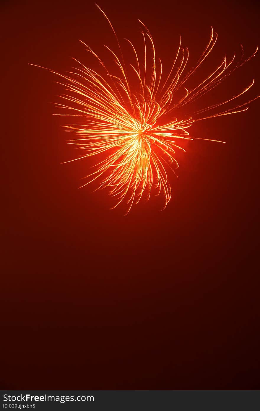 Brightly Colorful Festive Fireworks