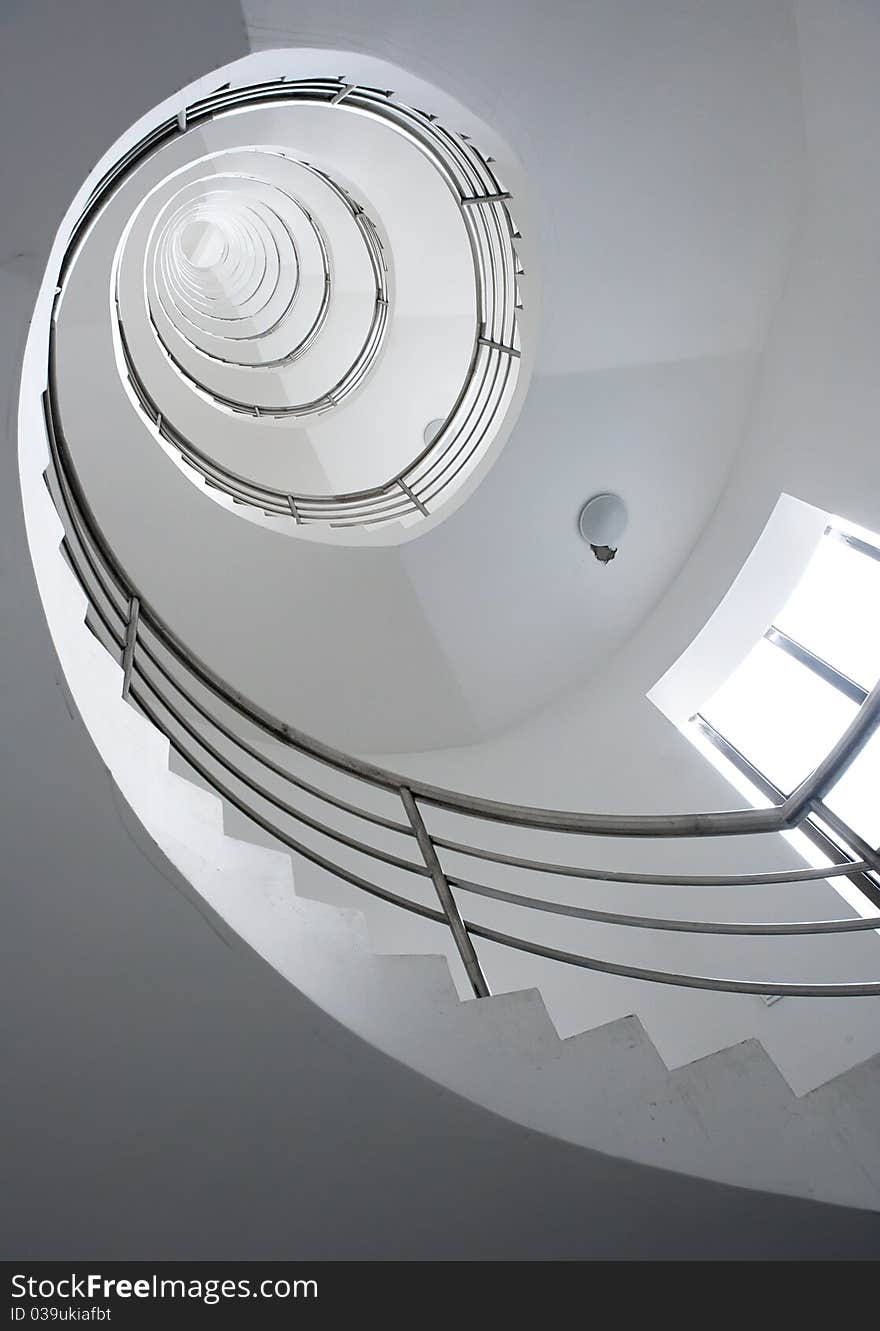 Winding staircase