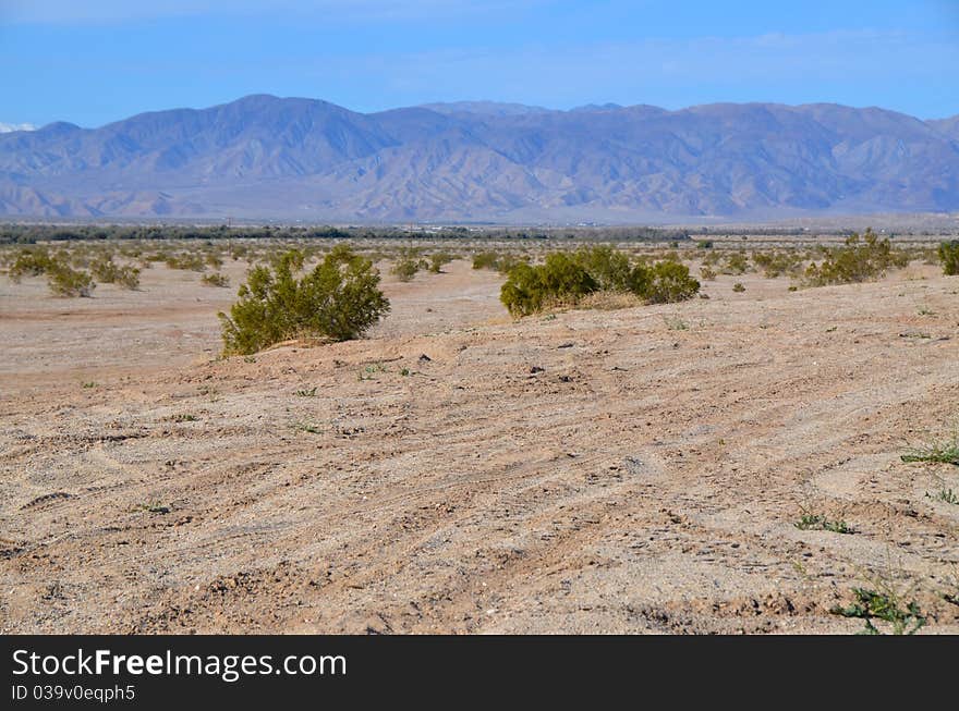 Desert landscape in the Anza Borrego desert in Southern California. Desert landscape in the Anza Borrego desert in Southern California.