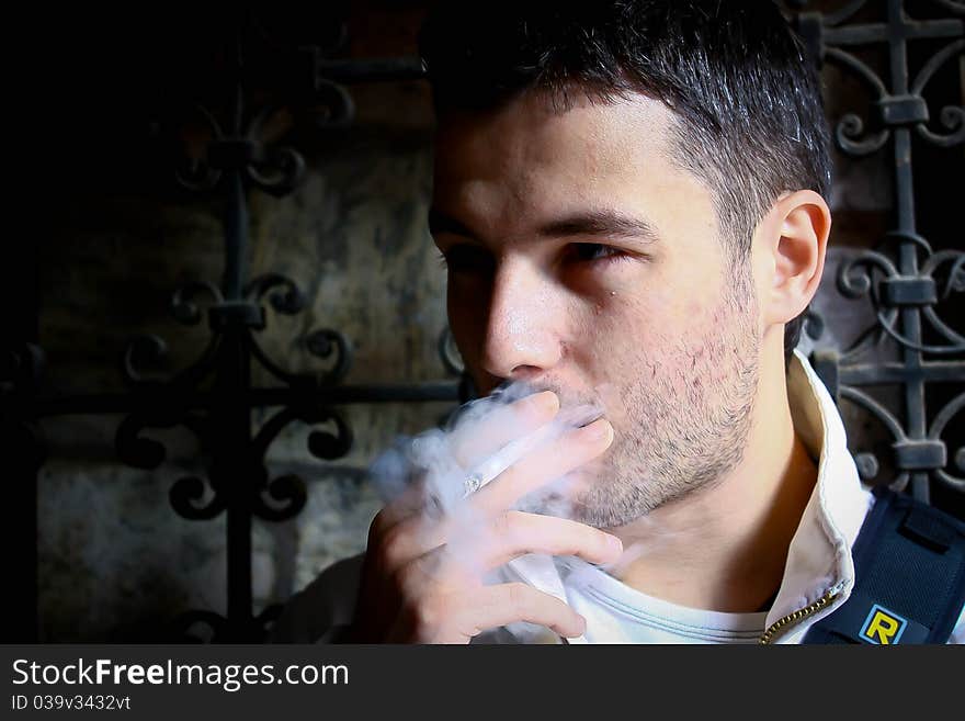 Man smoking