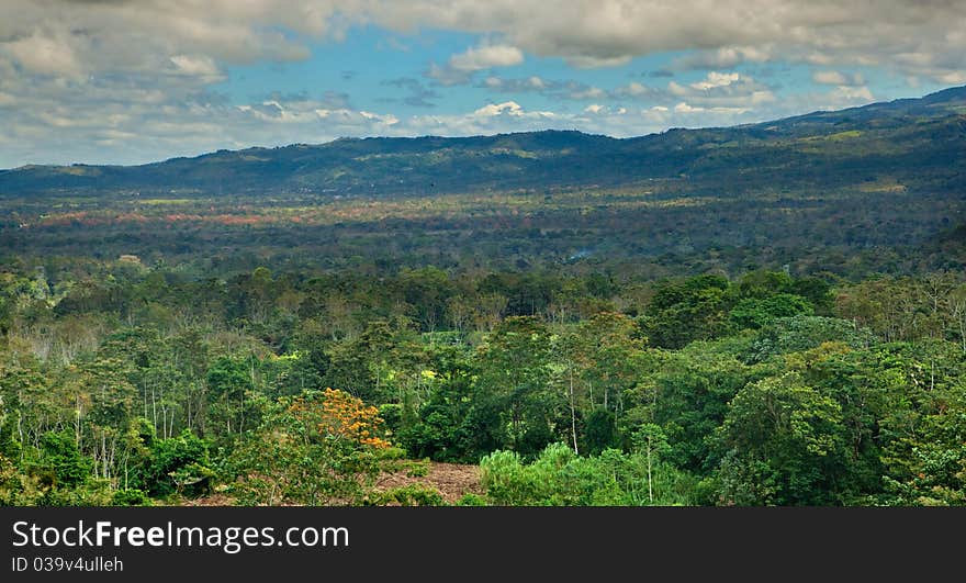 View of  Valle Azul, Alajuela province, Costa Rica