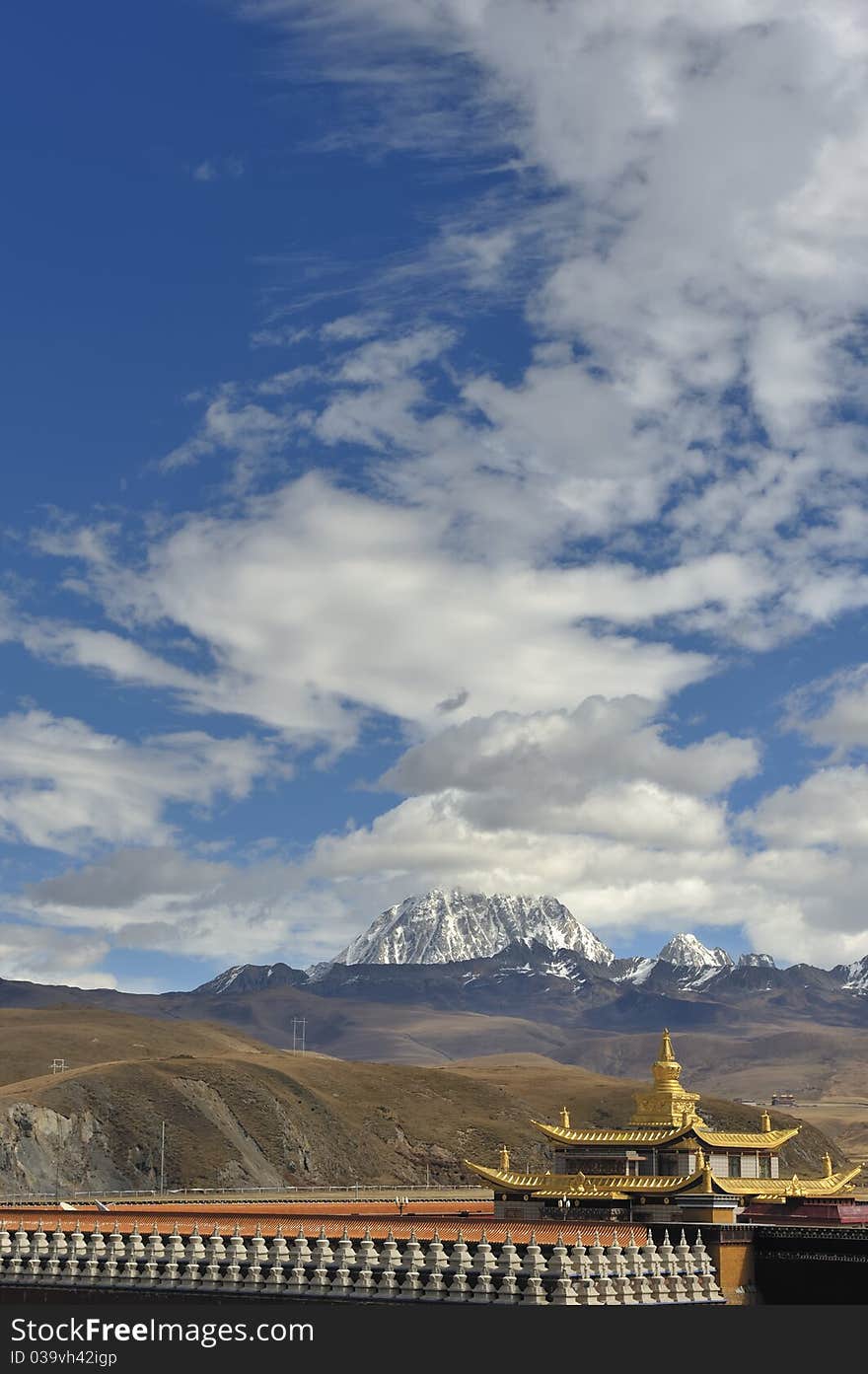 Built in the grasslands of Tibetan buddhist monasteries. Built in the grasslands of Tibetan buddhist monasteries