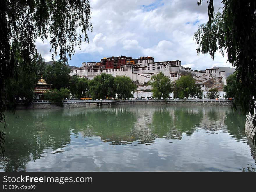 Located in Tibet, the Potala Palace was used as a residence of the Dalai Lama.