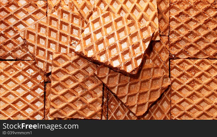 Waffle Breakfast Background