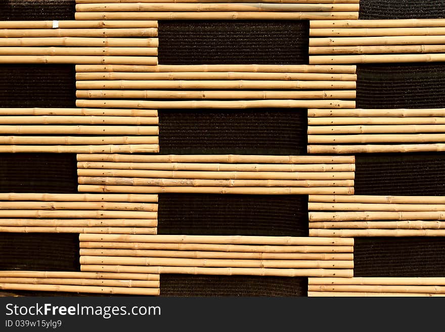 Background of bamboo sticks