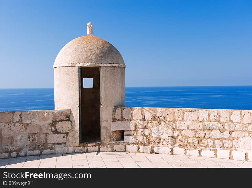 Beautiful view from croatian fortress. Beautiful view from croatian fortress