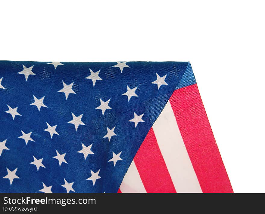 A United States flag against background