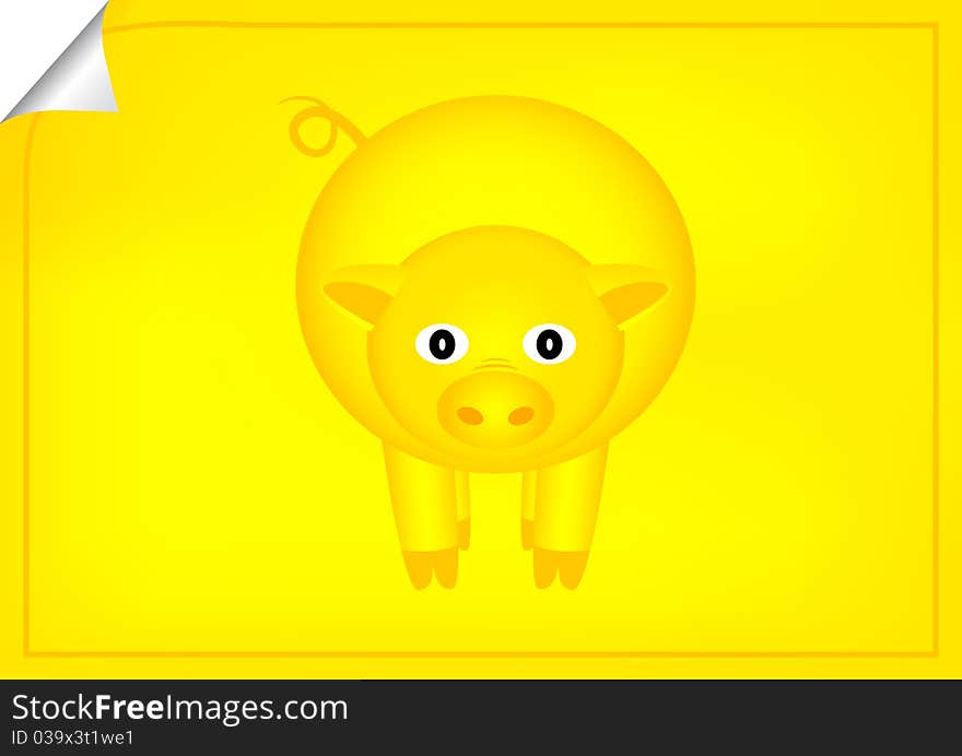 Golden pig