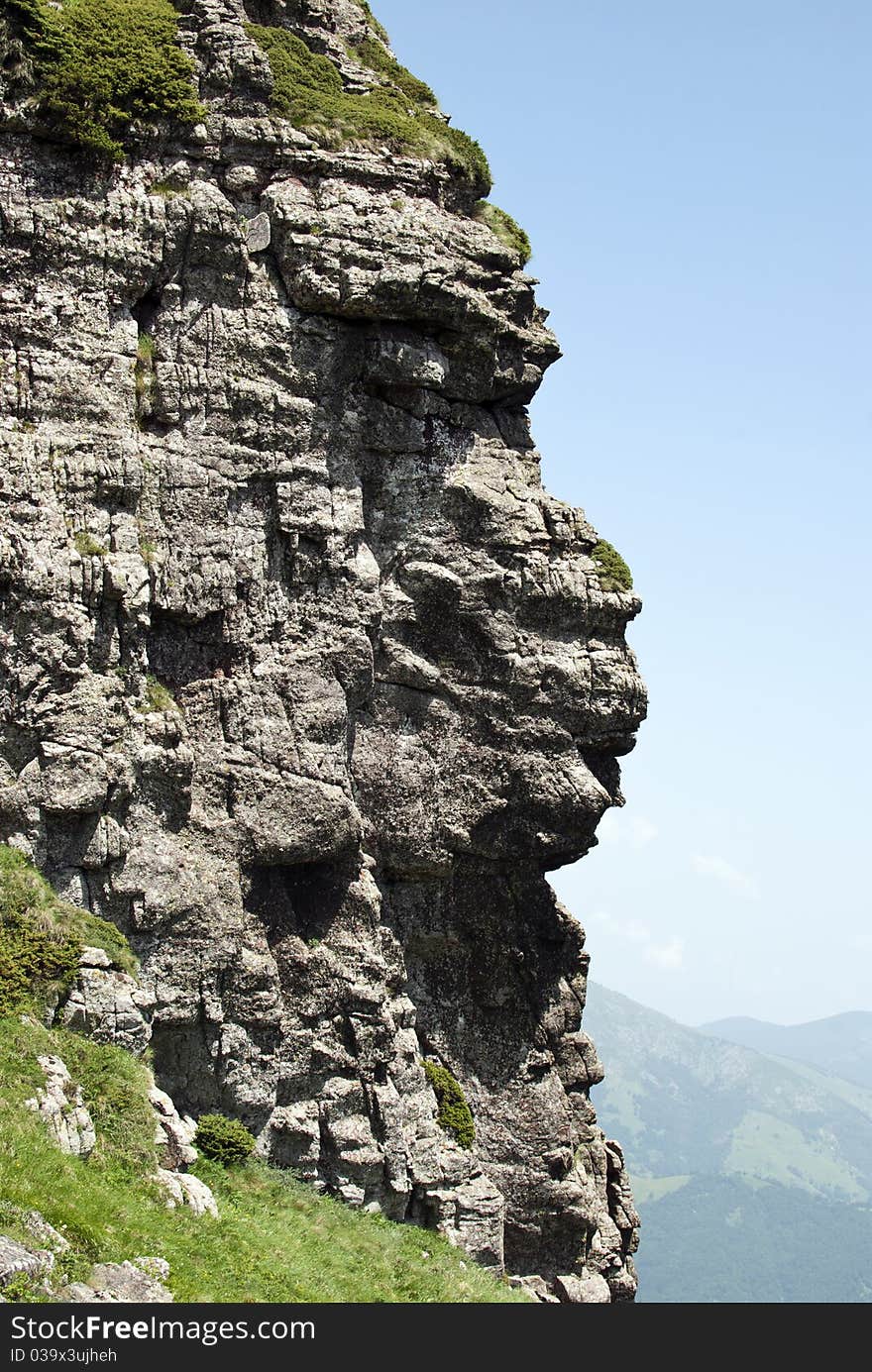 Human Face Rock