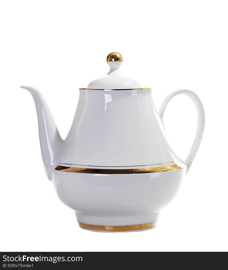 Teapot isolated