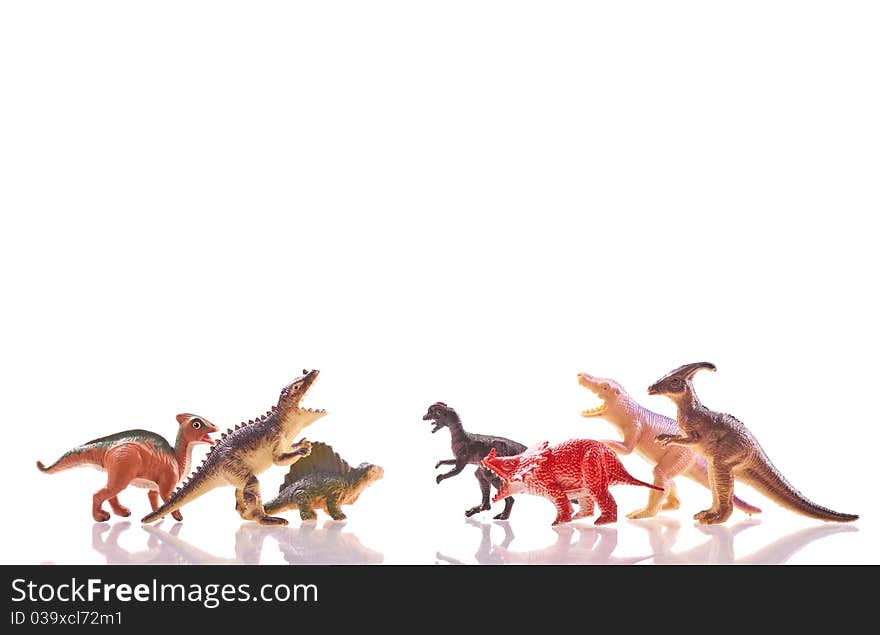 Toy Dinosaurs Background