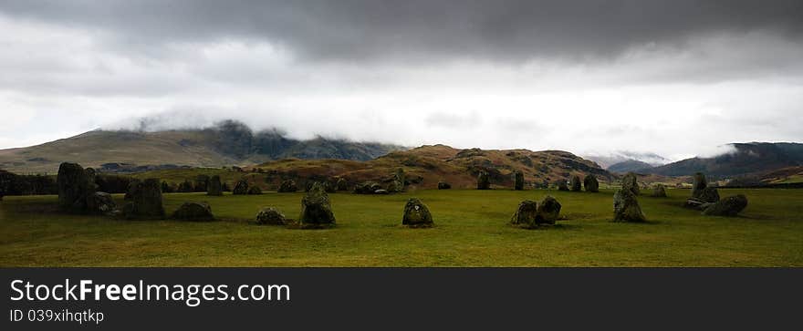 Castle Rigg Stone Circle, Keswick, England